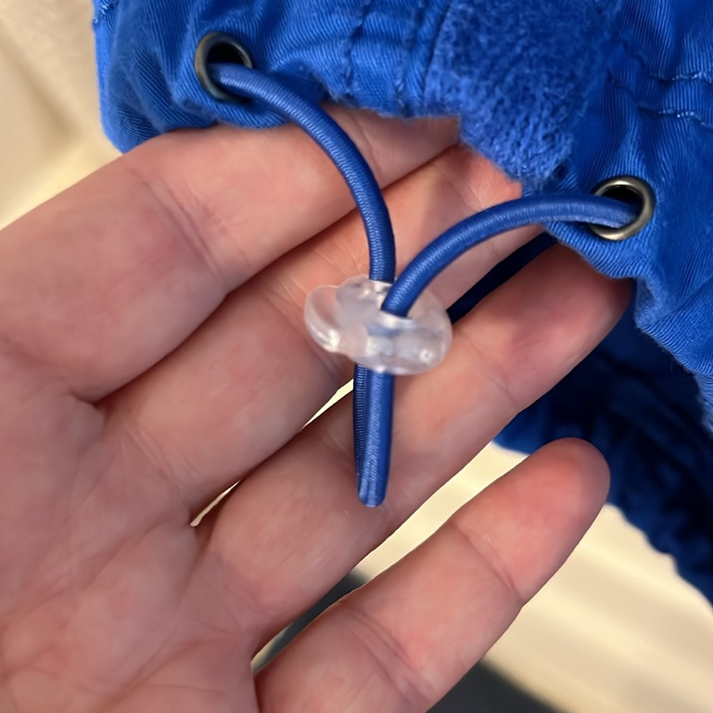 Royal blue cargo capris - Picture 7 of 10